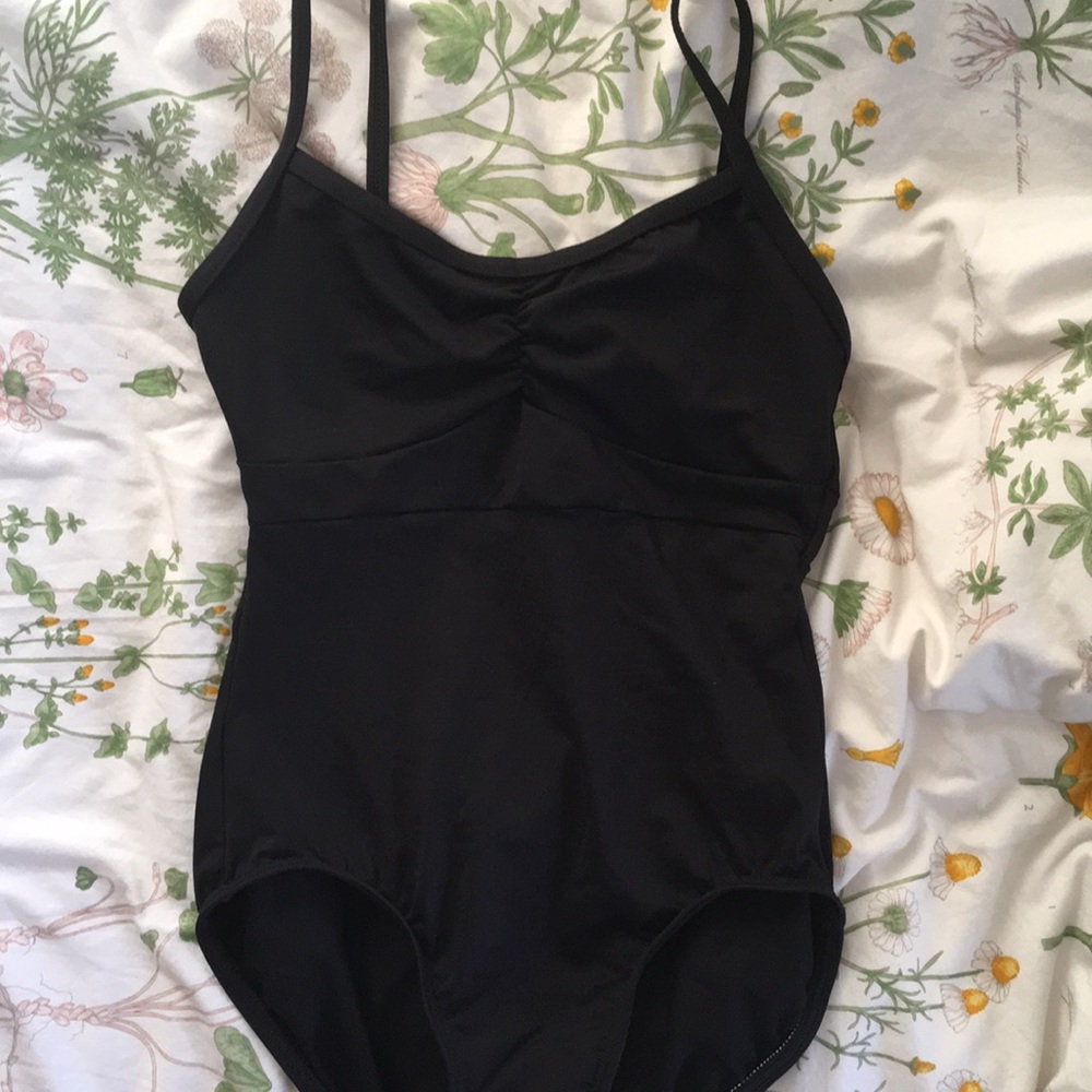 Black Motionwear Cami Leotard